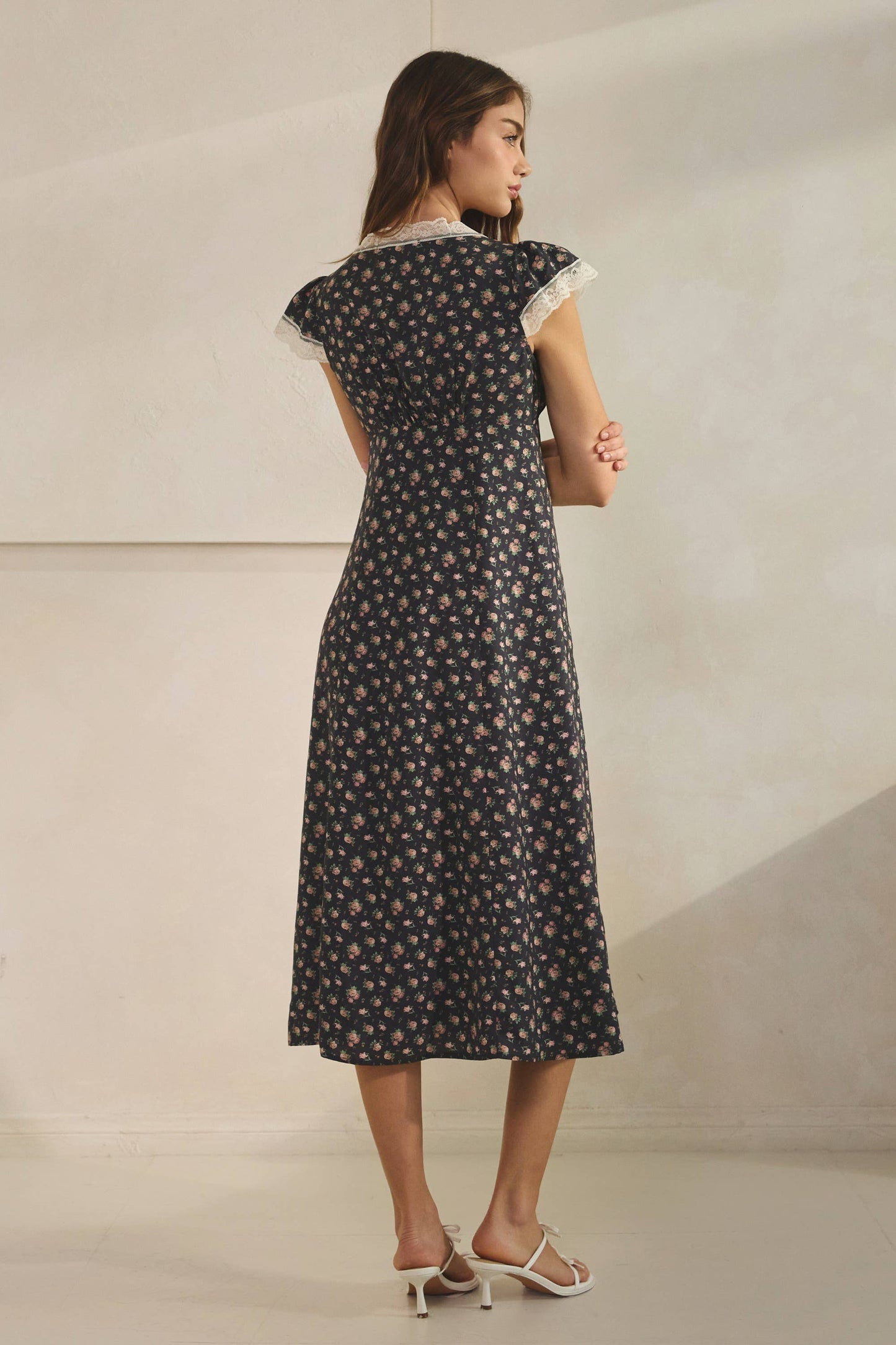 Lacie Button Down Midi Dress