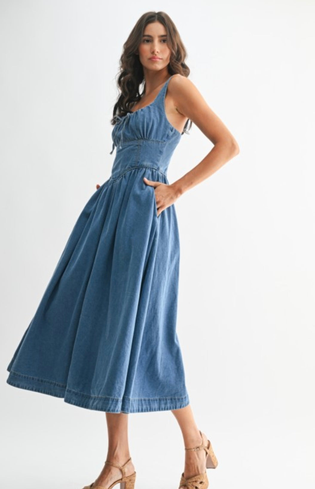 Denim Maxi Dress