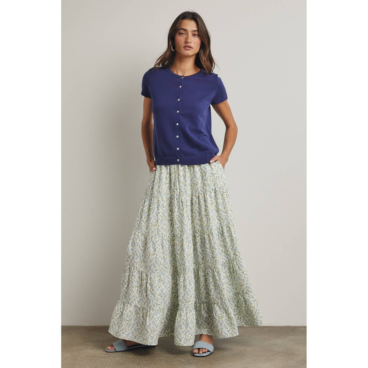Bloom Tiered Maxi Skirt
