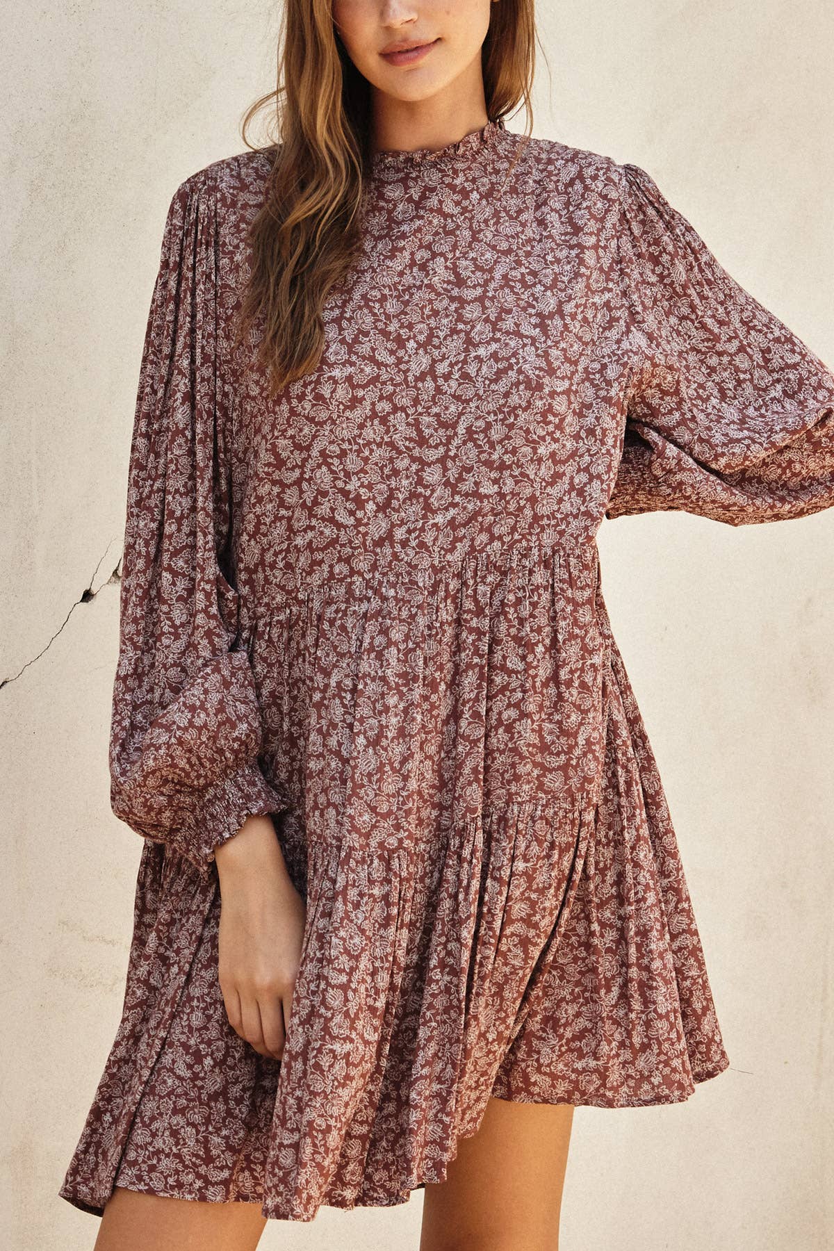 Dainty Paisley Swing Dress