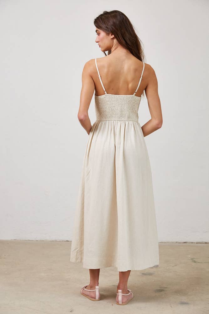 Tie Front Midi Dress