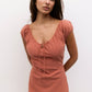 Lydia Gingham Midi Dress