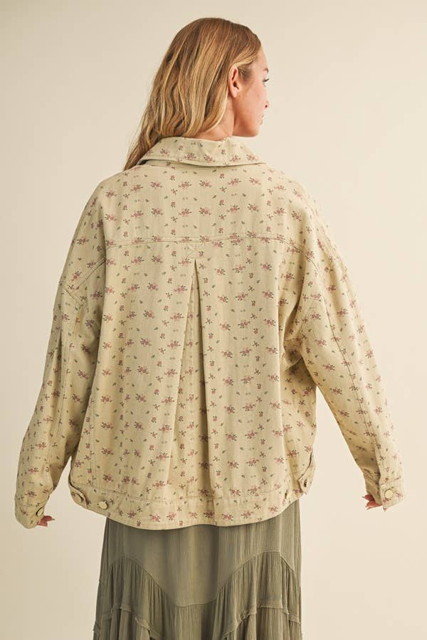 Soft Structure Floral Jacket