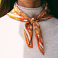 100% Silk Bandana Scarf - Botanical Garden Floral Western