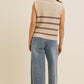 Soft Rib Button Down Sweater Vest