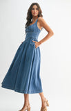 Denim Maxi Dress