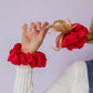 Red Poppy Jumbo Scrunchie