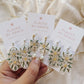 Handmade Birth Flower Earring, December