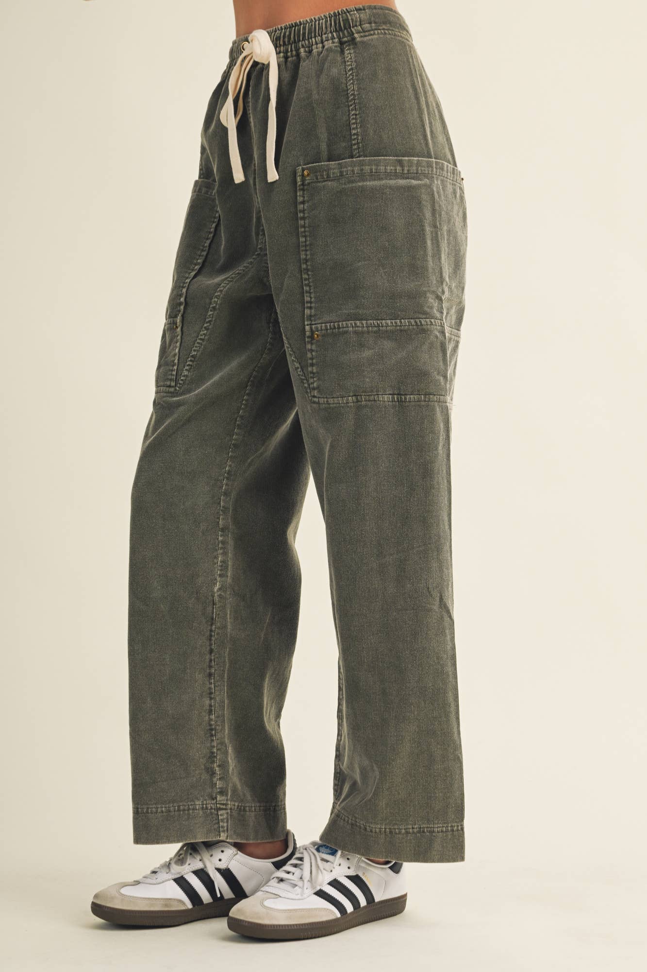 Olive Grove Utility Trousers