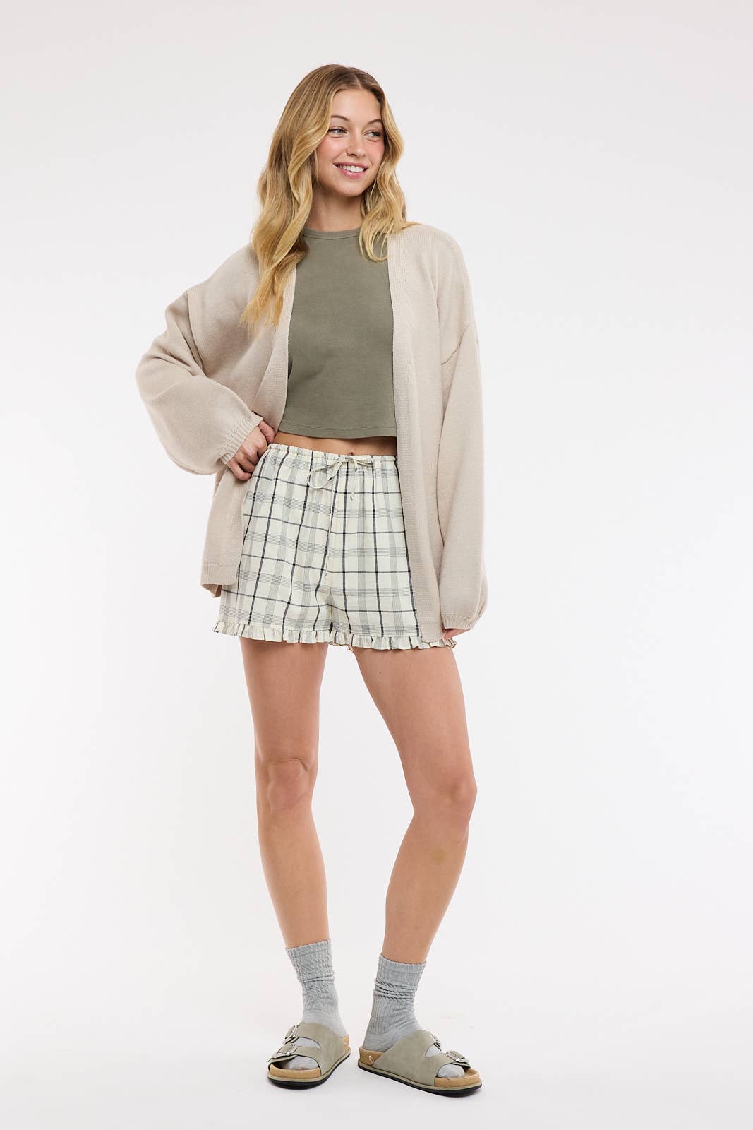 Relaxed Drop Shoulder Cardigan