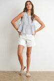 Sky Meadow Peplum Top