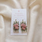 Handmade Birth Flower Earrings, January