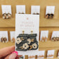 Floral Book Stack Earrings