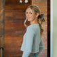 Navy Dreams Gingham Jumbo Scrunchie