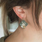 Emerald Floral Dangle
