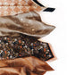 100% Silk Bandana Scarf -Midnight Garden Floral Western Wear