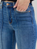 Judy Blue High Waisted Straight Cuffed Denim