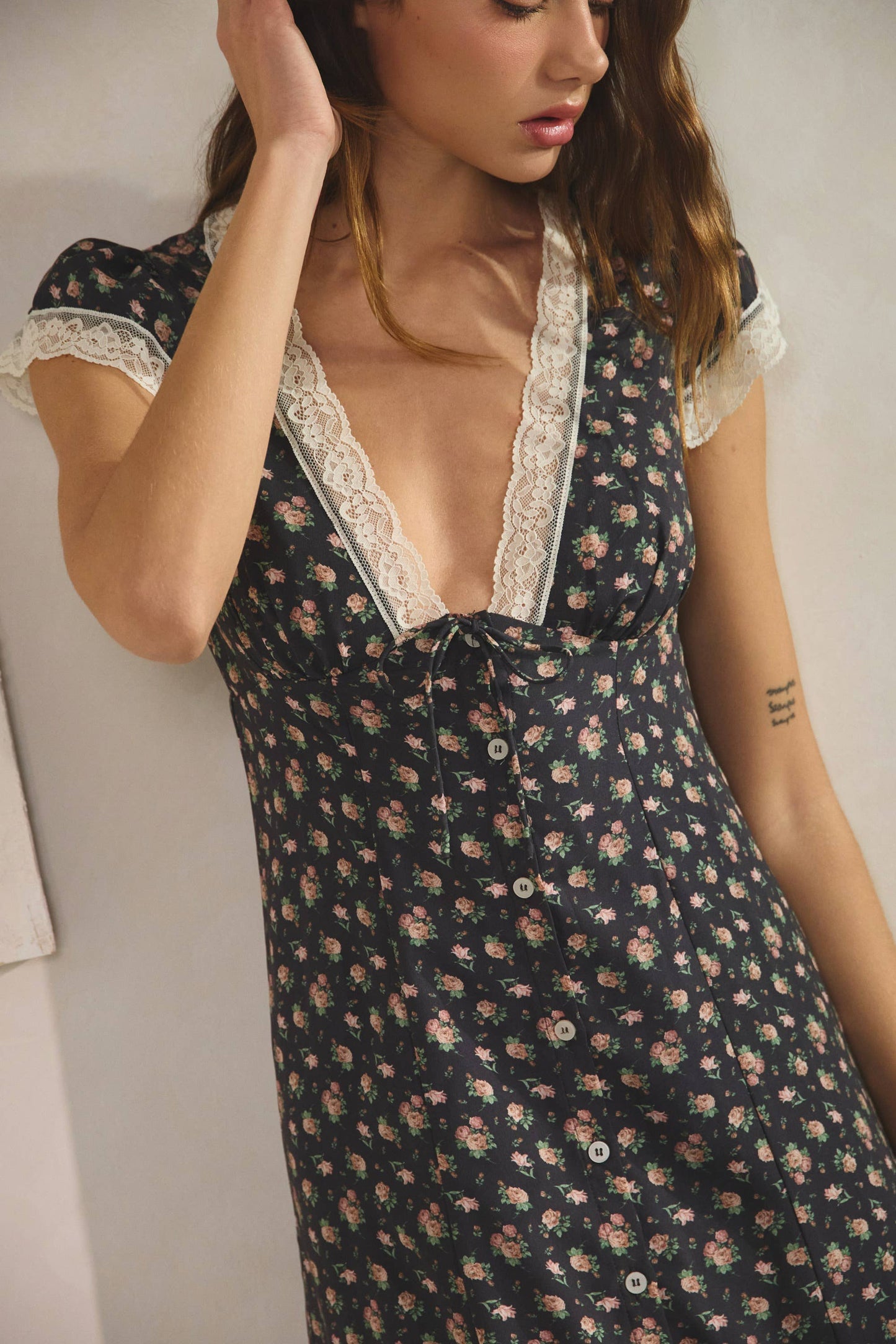 Lacie Button Down Midi Dress