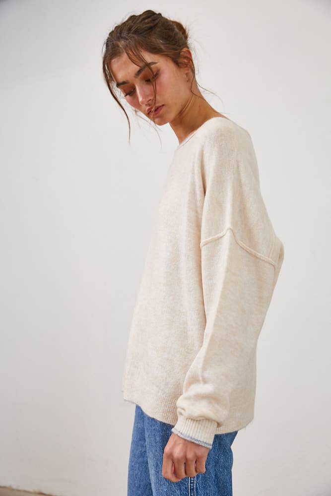 Soft Knit Boatneck Sweater