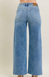 Judy Blue High Waisted Wide Leg Destroyed Denim