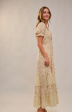 Floral Lace Midi Dress