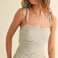 Cotton Striped Midi Dress