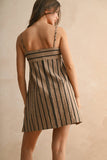 TEXTURED & PATTERN SHORT DRESS