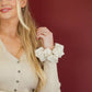 Andi Tan Gingham Scrunchie