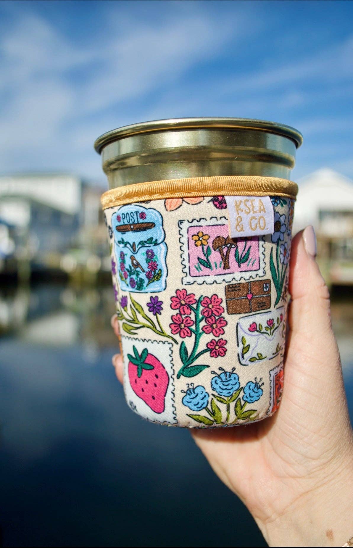 Garden Post Iced Coffee Drink Sleeve