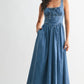 Denim Maxi Dress
