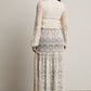 Lace Ruffle Maxi Duster