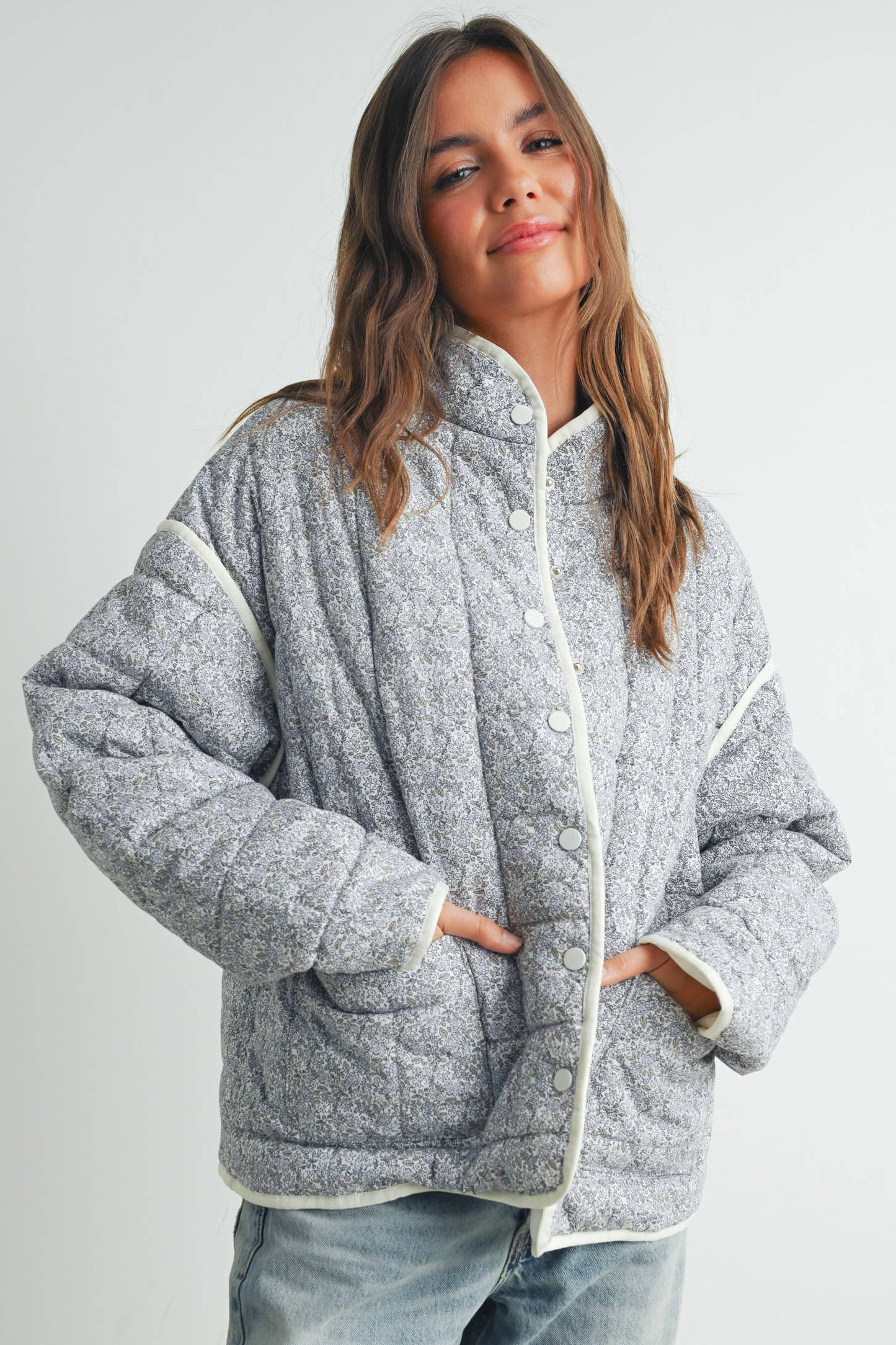 Floral Quilted Jacket