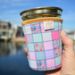 Vintage Patchwork Iced Coffee Drink Sleeve