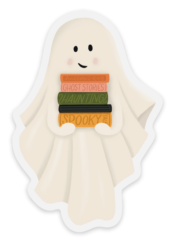Clear Studious Spirit Sticker 2x3in
