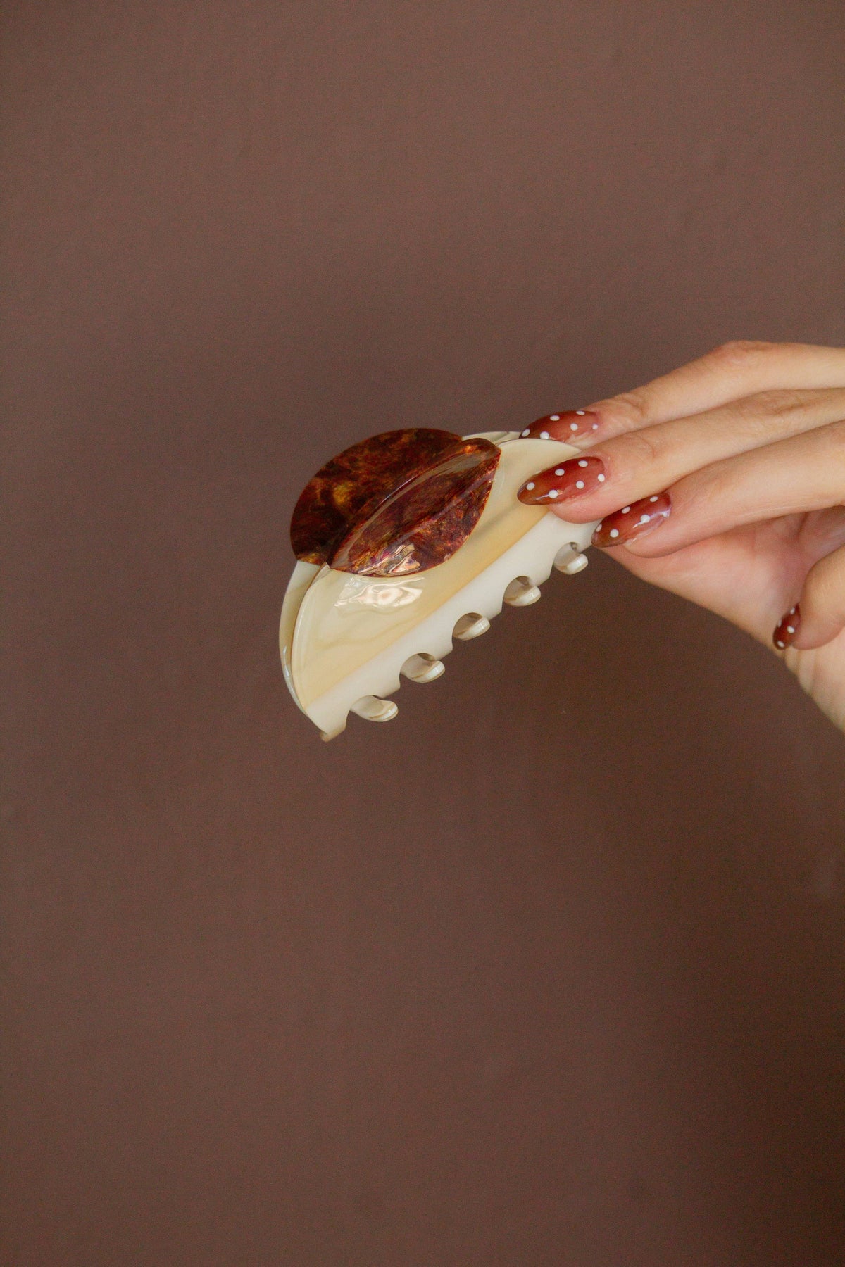 Acorn Claw Clip