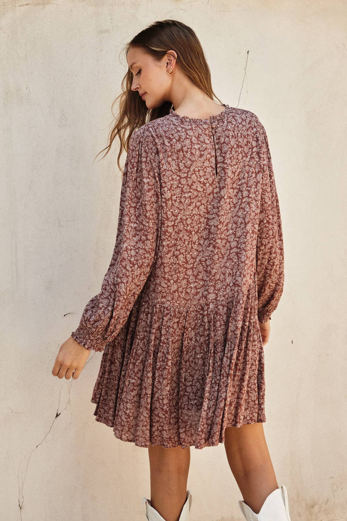 Dainty Paisley Swing Dress