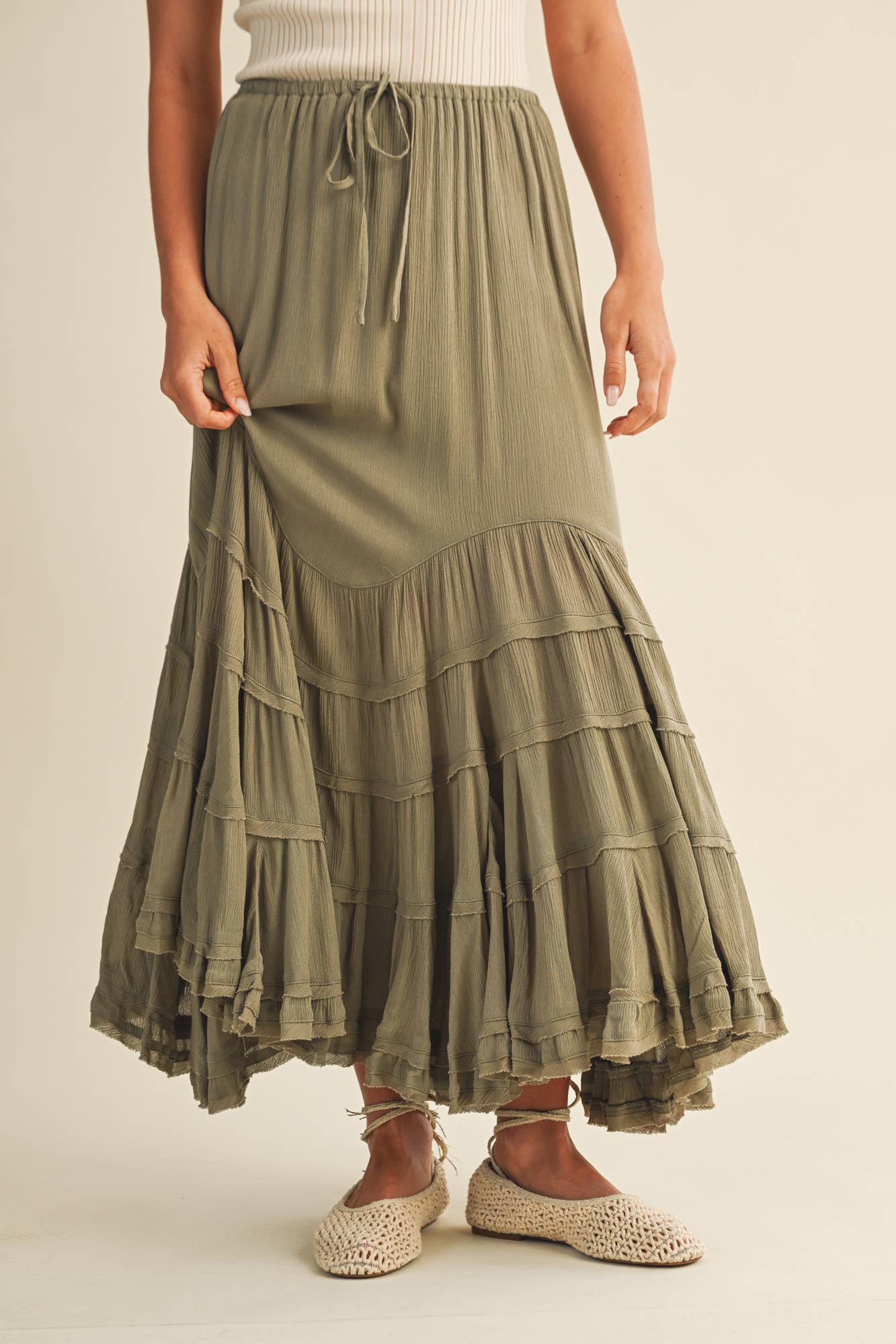 Desert Bloom Tiered Skirt