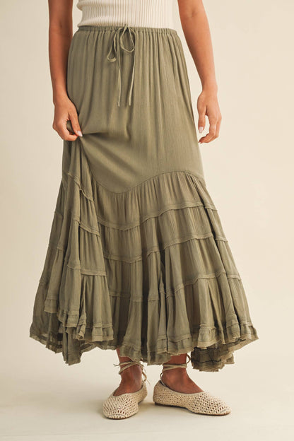 Desert Bloom Tiered Skirt