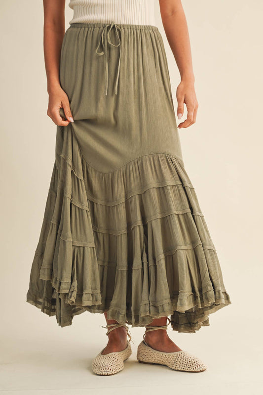 Desert Bloom Tiered Skirt