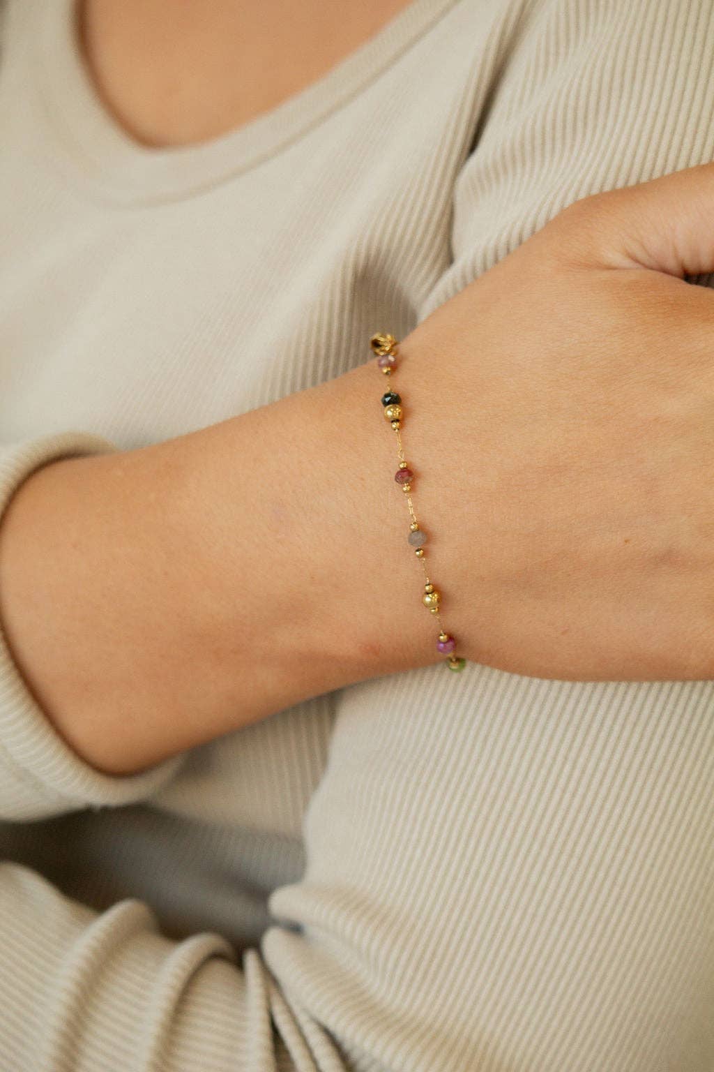 Rainbow Stone Bracelet