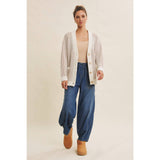 WARM SWEATER CARDIGAN WITH POCKETS
