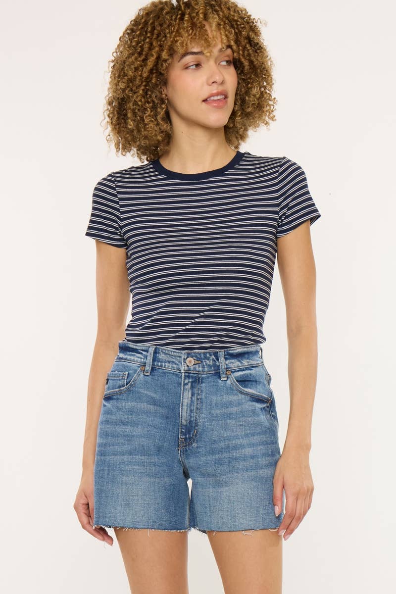 Weekender High Rise Denim Shorts