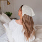 Cream Elegance Hair Scarf
