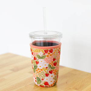 Strawberry Patch Drink Sleeve (Large)