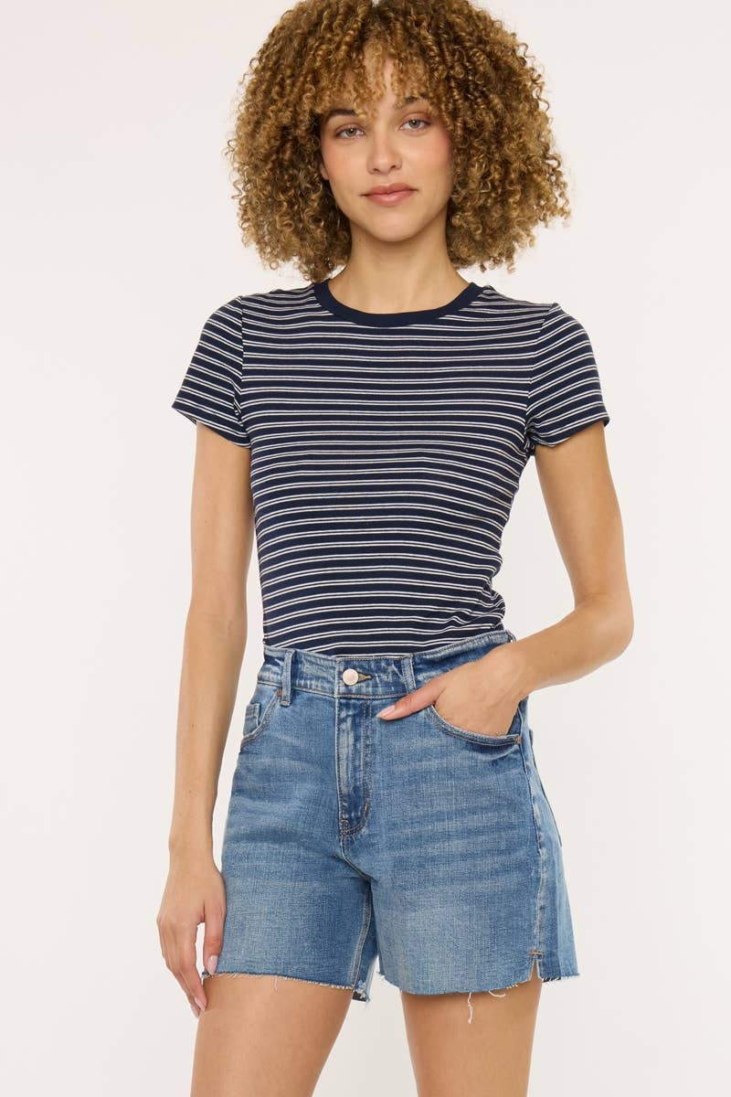 Weekender High Rise Denim Shorts