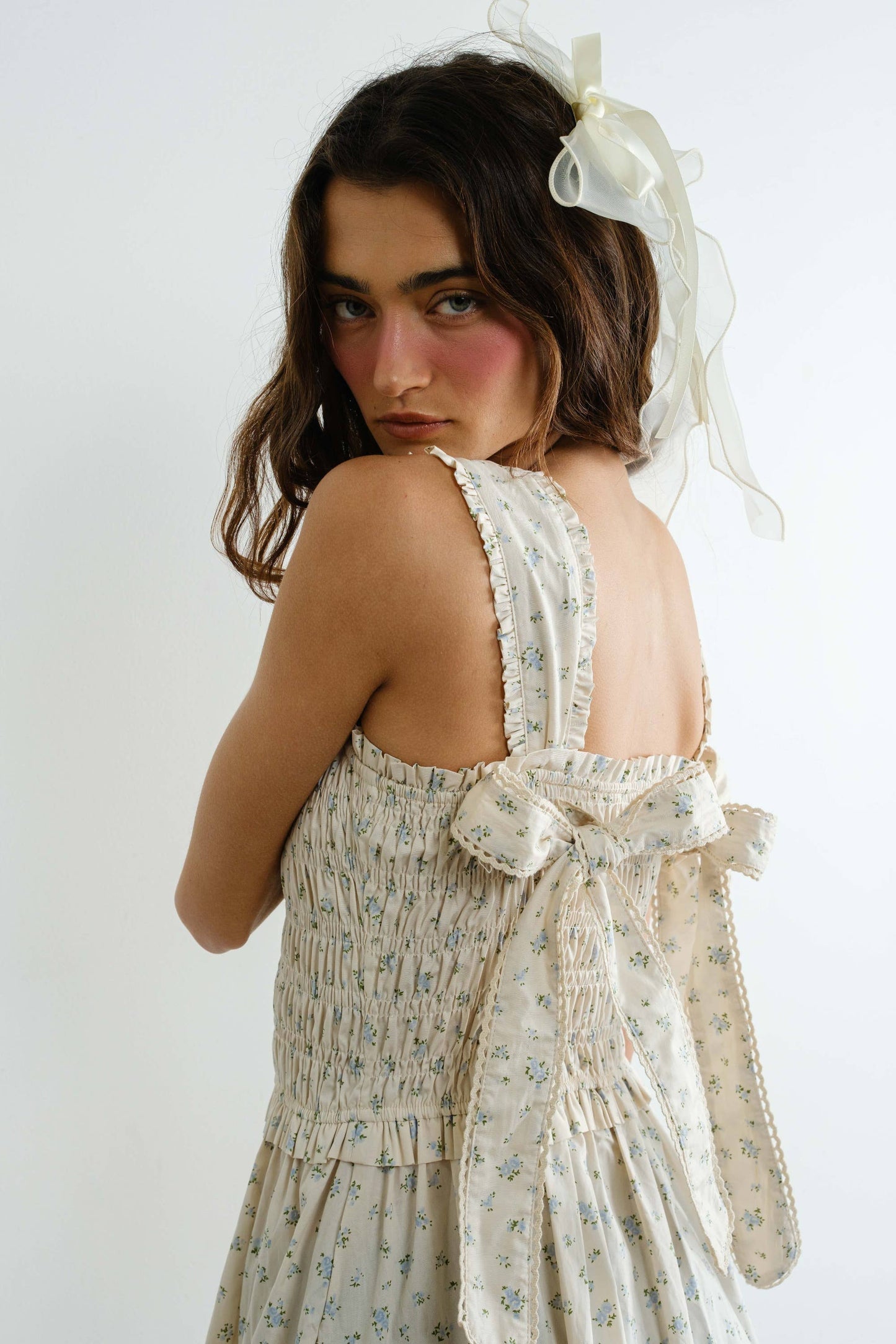 Margot Tie Back Midi Dress