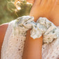 Sage Gingham Jumbo Scrunchie