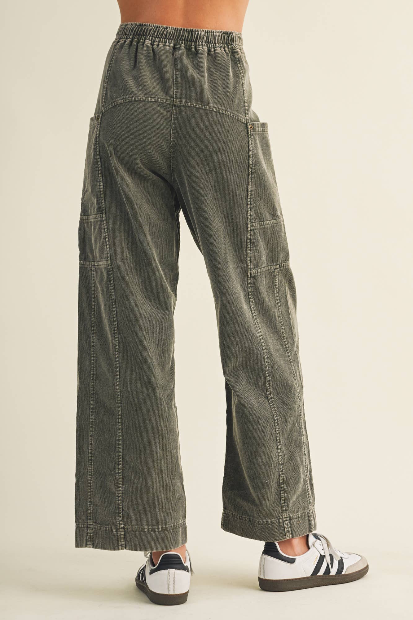 Olive Grove Utility Trousers