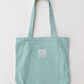 Seafoam Blue Minimalist Tote Bag