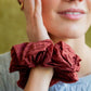 Burgundy Jumbo Scrunchie